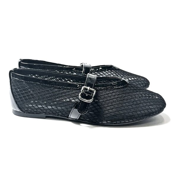 Black Mesh Flats - Picture 6 of 9